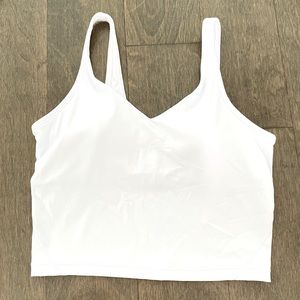 Cropped workout tank